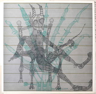 Joan Ponc 1971 Lithograph Diabloica I Signed Numbered: Joan Ponc (1927-1984). Diabloica I. Original Color Lithograph on Alfa Guarro Paper. Edition: 150. Year: 1971. Hand Signed and Numbered by the Artist. Condition: Excellent. Publisher: Poligrafa, S.A. (