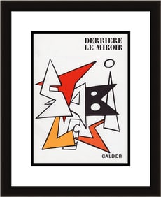 Alexander Calder Original 1963 Framed Lithograph