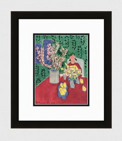Henri Matisse Plum Branch, Green Background (La Branche De Prunier, Fond Vert) 1948 Print Signed