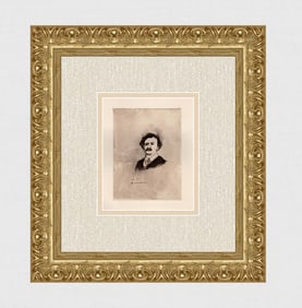DEGAS 1938 Etching Portrait De L'acteur Crochard Framed Limited Edition