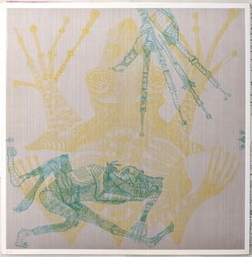 Joan Ponc 1971 Lithograph Diabloica II Signed Numbered