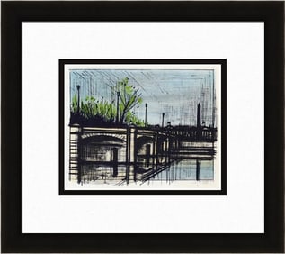 Bernard Buffet Le Pont de la Concorde 1967 lithograph