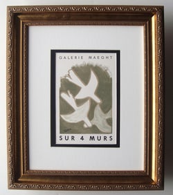 Georges Braque Sur Quatre Murs 1959 lithograph