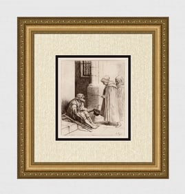 Alphonse Legros Charity 1881 Etching