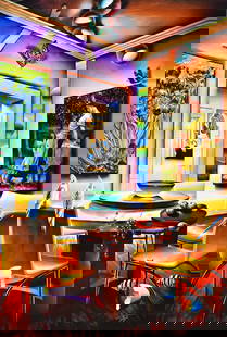 Ferjo Limited edition Giclee on Canvas Victorian Delights Signed Numbered 48 x 32: Ferjo (Fernando de Jesus Oliveira) (B.1946;Brazilian). Victorian Delights. Limited edition giclee on canvas. Signed lower right. Numbered from 350. Image size 48 x 32 inches. ***Please note, this hand
