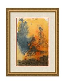 Dali 1967 Song of Solomon Biblia Sacra Lithograph Framed