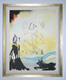 Salvador Dali Moses Monotheism Etching/Lithograph Signed Limited