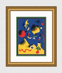 Joan Miro 1937 lithograph Air signed
