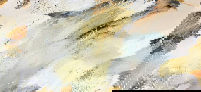 Natasha Barnes Original Painting 60 x 30 Neutral Wood: Natasha Barnes. Neutral Wood Original Acrylic and mixed media painting on canvas. Signed by the artist. 60 x 30 Inches. Natasha Barnes is a South African artist, born in 1969. While she has been paint