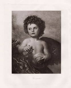 George Frederic Watts Ganymede 1892 Antique Print: George Frederic Watts. (English, 1817-1904). Ganymede. Antique Heliogravure on wove paper after the original oil painting by a Master Engraver. 1892. Signed in the plate lower left. Excellent. Image S