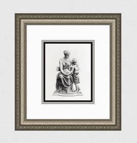 1800's Thomas Nelson Maclean Engraving The Sister's Birthday Framed