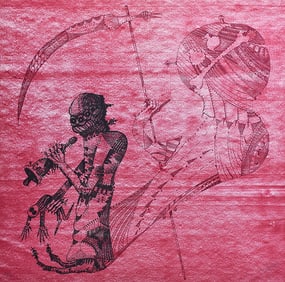 Joan Ponc 1974 Lithograph Exploration of the Shadow Signed Numbered