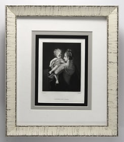 Parmigiano A Mother and Child 1834 engraving