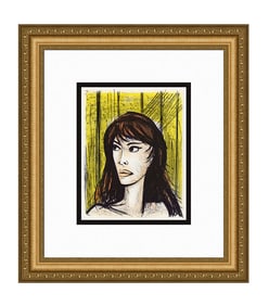 Bernard Buffet Rita 1967 lithograph