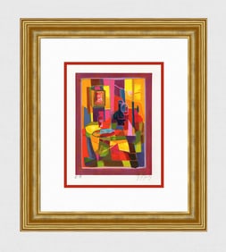 Marcel Mouly Hand signed Lithograph The Atelier Artist Proof
