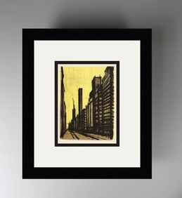 Bernard Buffet New York VIII 1967 lithograph