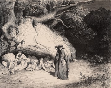 Gustave Dore Limbo (Dante's Divine Comedy Enferno) c. 1880 Woodcut