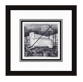 Bernard Buffet Tae Paschal Lamb 1967 lithograph
