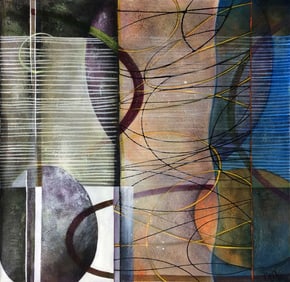 Gorgeous Patricia Chute 40 x 40 Epoch Square Painting
