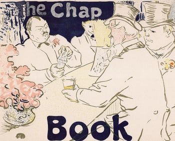Toulouse Lautrec 1946 Lithograph "The Chap Book" Signed FRAMED