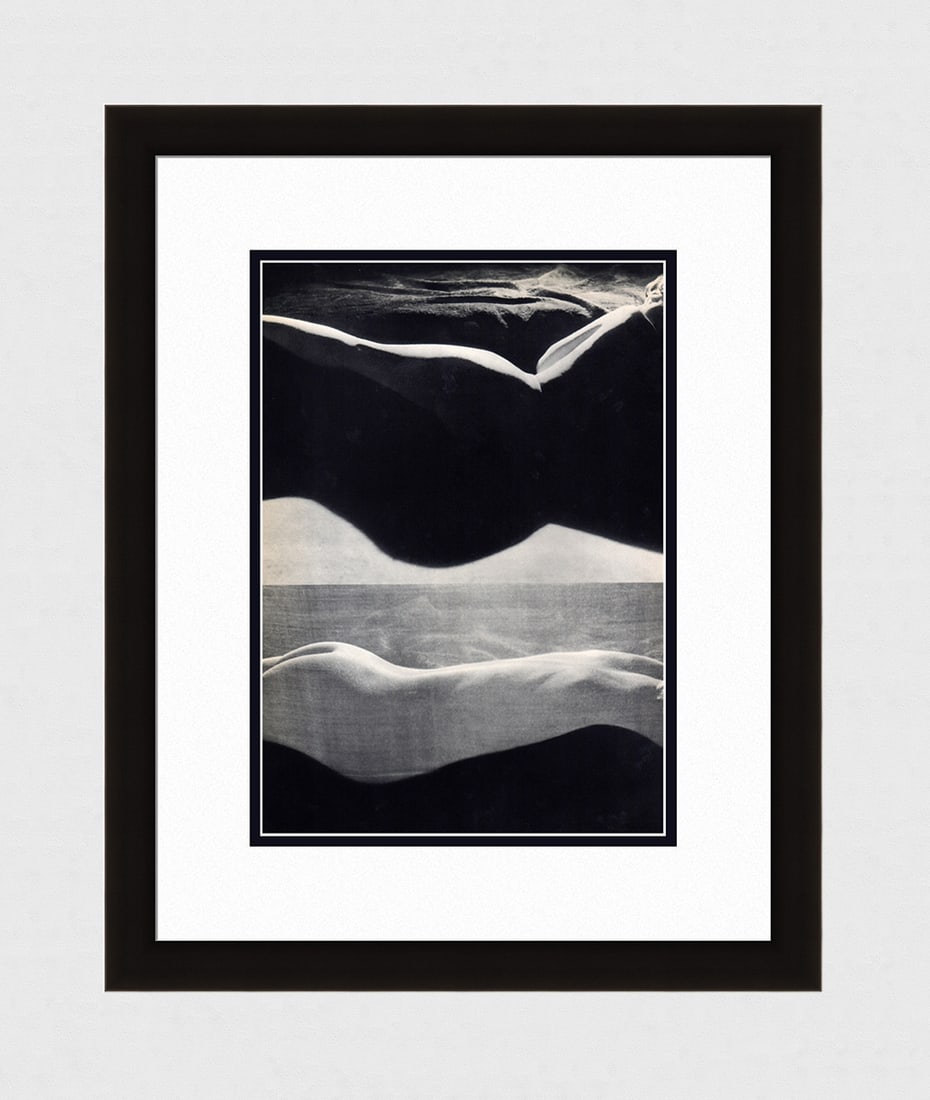 Erwin Blumenfeld Nude III 1930's photogravure: Erwin Blumenfeld. (German, 1897-1969). Nude III. Antique Photogravure. 1937-1940. Excellent. Teriade. Draeger Freres. Approximately 17 x 21 inches. This piece has been professionally matted and framed