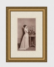 Auguste Toulmouche Antique 1800s Print Fragrance Framed