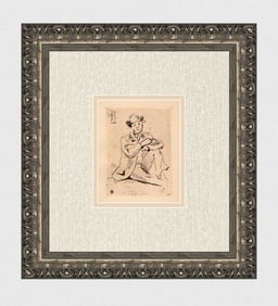 Paul Cezanne 1906 Etching Guillaumin Hanged Man