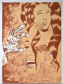 Dr. Lakra Original Color Lithograph Signed and Numbered Ltd. Ed. 50