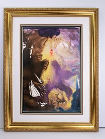 Dali Ten Commandments 1967 Original Lithograph Framed