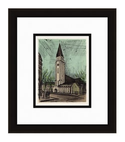 Bernard Buffet Saint Germain des Pres 1967 lithograph