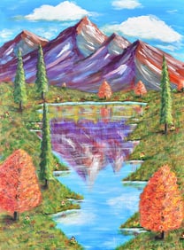 Arthur Kinslow Orginal Painting Southwest Love 30 x 40 Inches