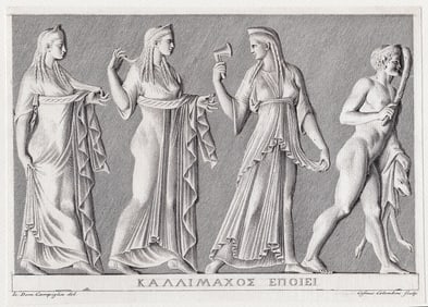 Giovanni Domenico Campiglia 1720 - 1768 Engraving Signed