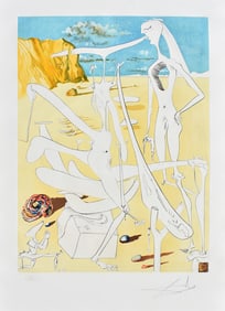 Salvador Dali Authentic Conquest Cosmos Signed Limited