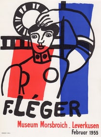 Fernand Leger 1959 lithograph F. Leger signed