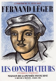 Fernand Leger Les Constructeurs 1959 lithograph