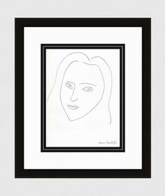 Henri Matisse A la memoire de Angela Lamotte II (To the memory of Angela Lamotte II) 1945 Lithograph