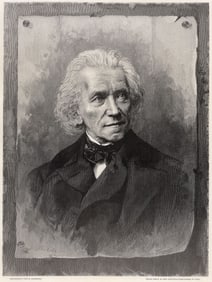 Moritz Klinkicht Ludwig Richter woodcut signed