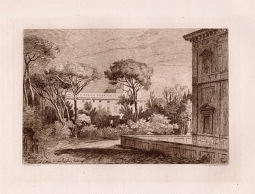 Claude Lorrain The Ancient City 1876 etching