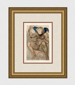 1960 Salvador Dali Envy Authentic Woodcut Signed