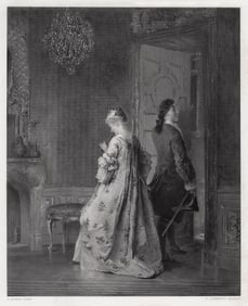 Pancraz Korle 1879 engraving The Tiff signed