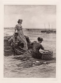 Colin Hunter The Baiters 1890 print