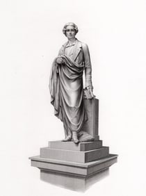 1800s Patrick McDowell Engraving "The Eral of Belfast" FRAMED