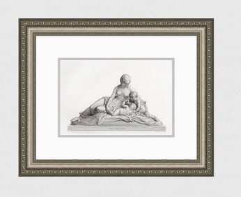 John Henry Foley RA The Mother 1852 Engraving