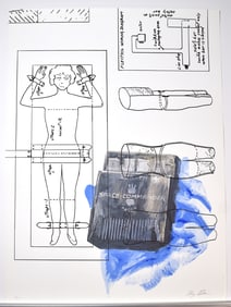 Tony Oursler Lithograph Magic Trick 2001 Signed Numbered