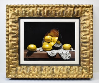 Karen Johnson Royal Lemons Oil Painting
