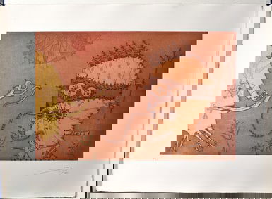 Joan Ponc 1975 Etching Amor Signed Numbered