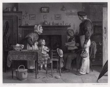 Joseph Clark Return of the Runaway 1869 engraving
