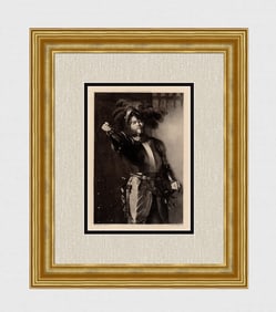 John Pettie 1898 etching The Threat Framed signed