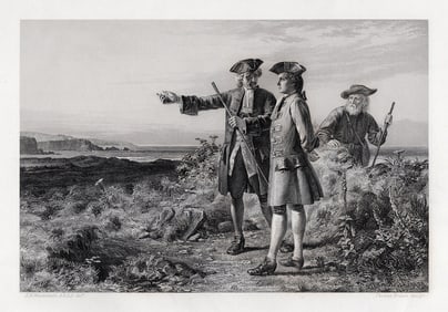 John Blake Macdonald Engraving The Kaim of Kinprunes Signed Framed