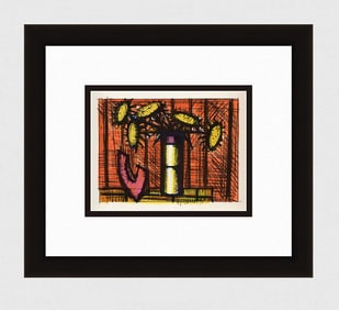 Bernard Buffet Sunflowers and Melons 1967 lithograph